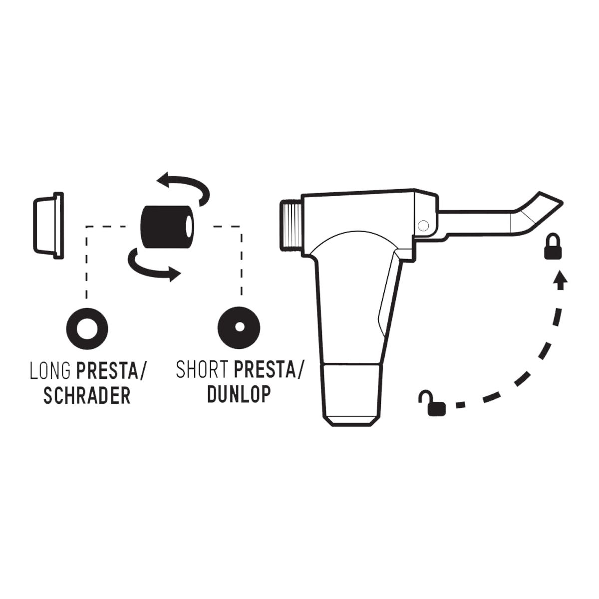 Blackburn Piston 1 Bike Floor Pump - Black Composite_or_Mixed