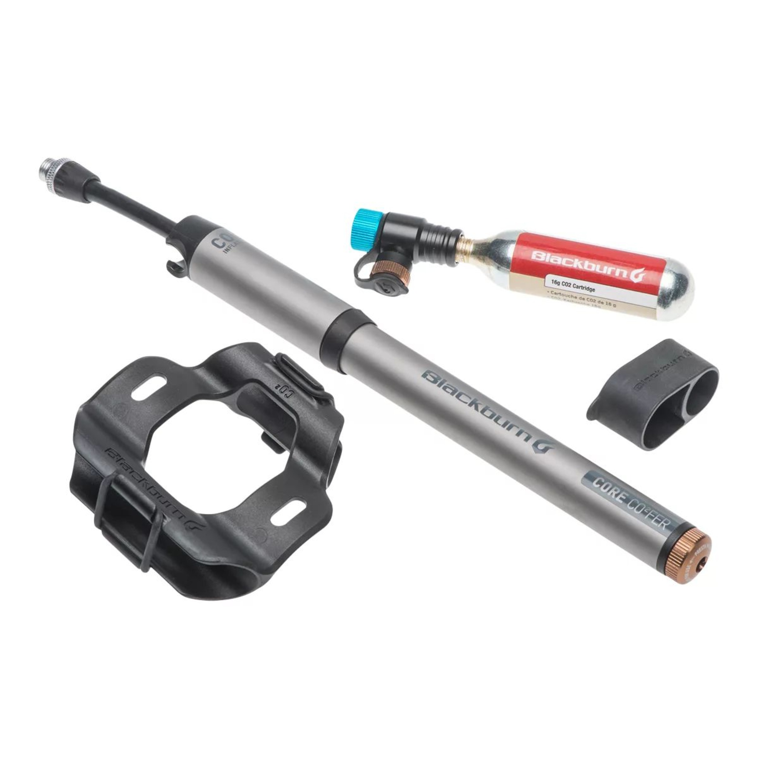 Blackburn Core CO2'FER Mini Bike Pump, CO2 Cartridge Included Composite_or_Mixed