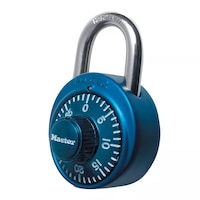 Master Lock Padlock, Locker, Combination Front_Three_Fourths_Angled_Left