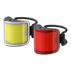 Knog Little Cobber Twin pack Bike Lights, 110/50 Lumens