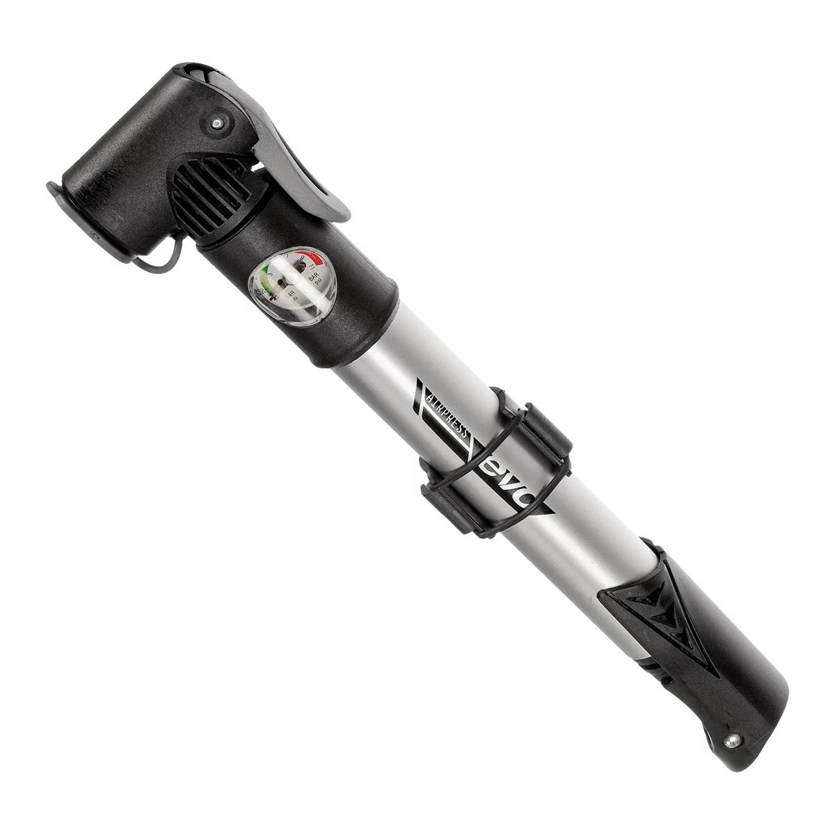 EVO Airpress Compression Compact Bike Pump Front_Angled_Left