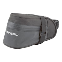 Louis Garneau Zone Spark 1.0 Seat Bike Bag Hook and Loop Straps, Hi-Visibility Fabric Front_Angled_Left