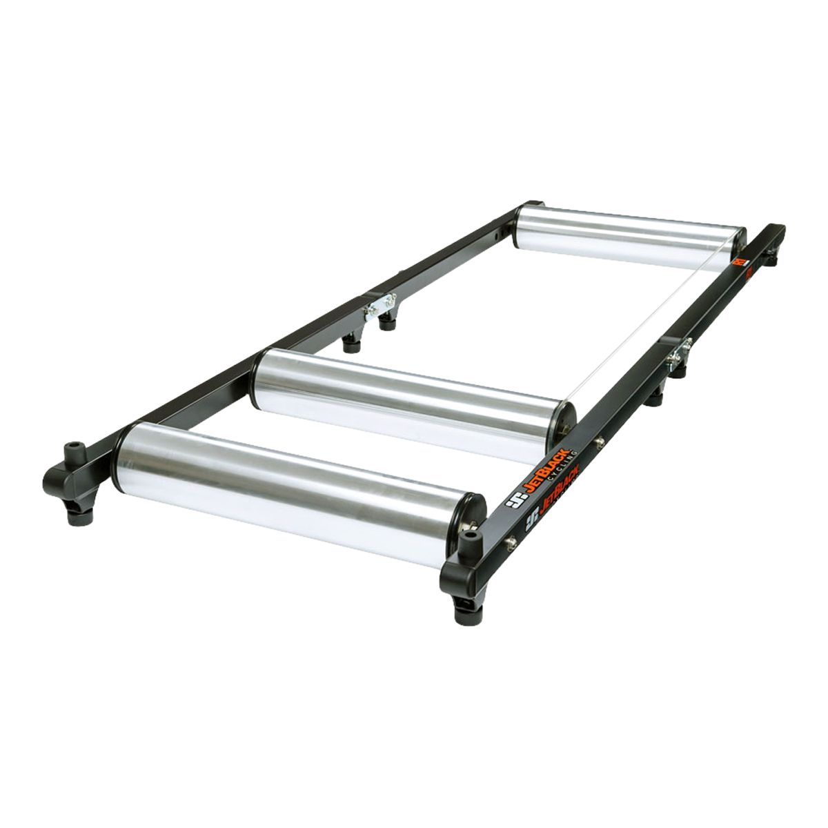 JetBlack R1 Roller Bike Trainer Front_Angled_Left