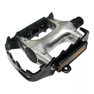 Evo Adventure Tour Bike Pedals, Alloy, Toe Clip Compatible