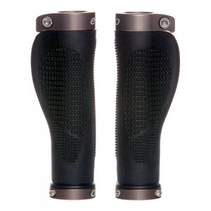 Evo Ergo Clamper Lock-On Bike Grips - Black