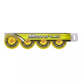 Bauer Hi-Lo Street 72mm/82A 4 Pack Roller Skating Wheels Front_Flat