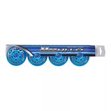 Bauer Hi-Lo Court 80mm/76A 4 Pack Roller Skating Wheels Front_Flat