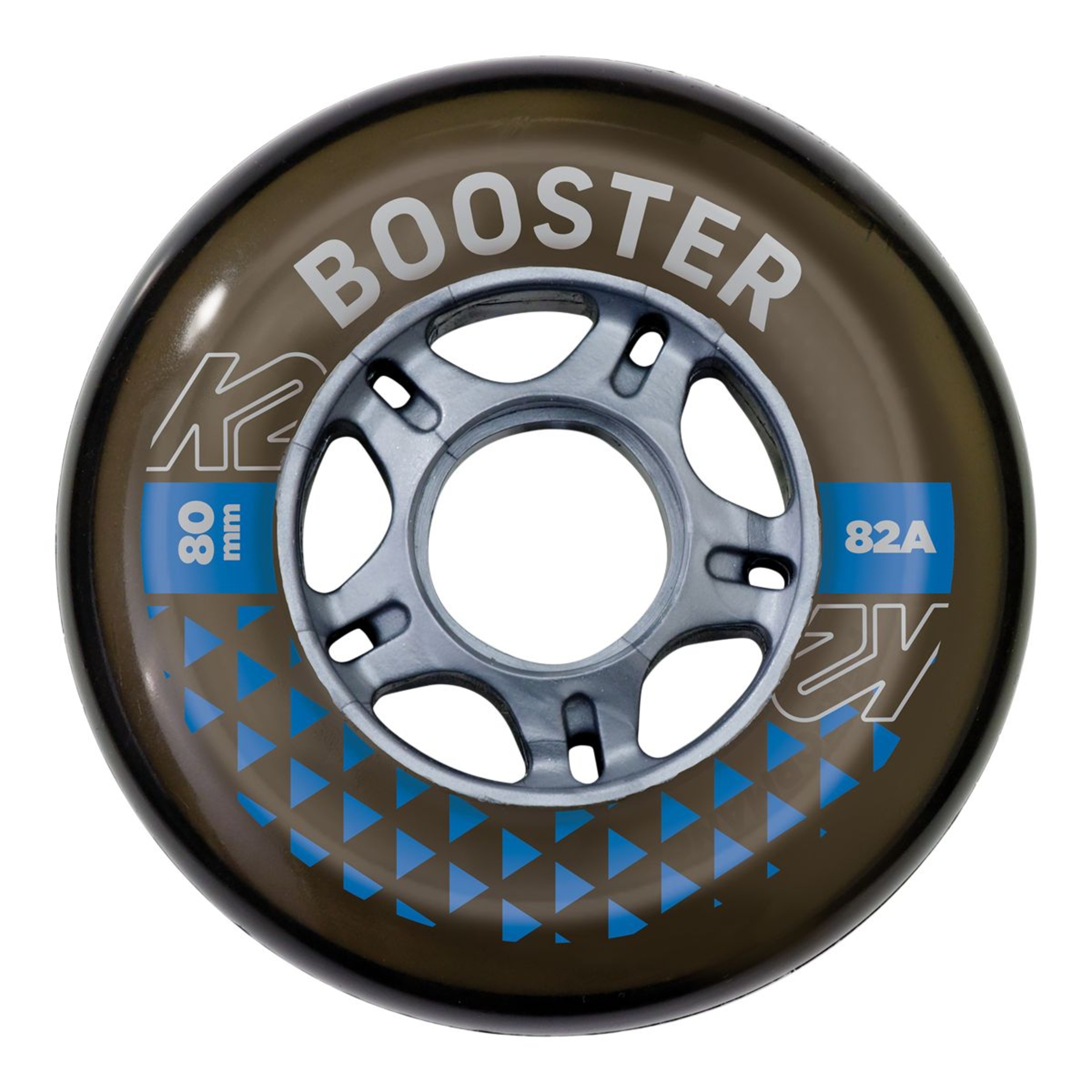 K2 Boost 80mm / 82A 8-Wheel with-ILQ-7-Bearings Front_Flat