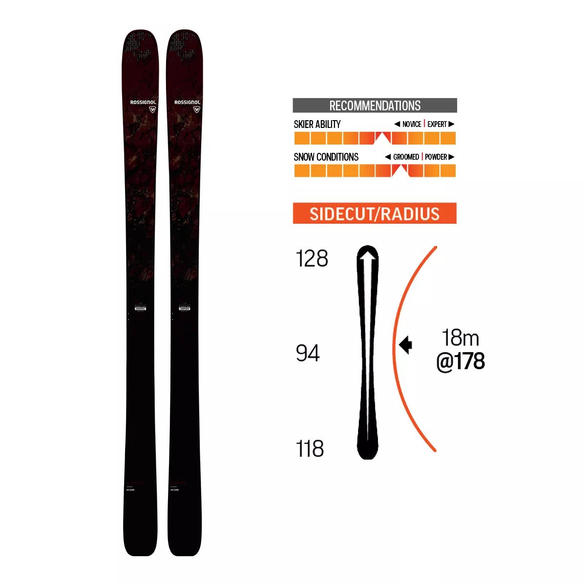Rossignol Blackops Escaper Men's Skis 2020/21