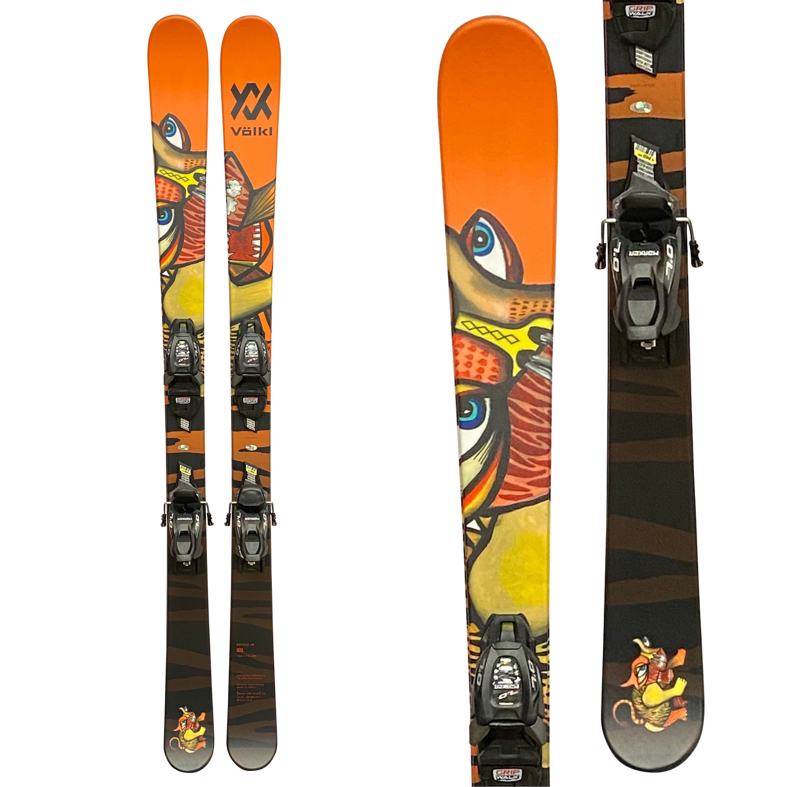 Volkl Revolt Vmotion Junior Skis 2020/21 & Marker 7.0