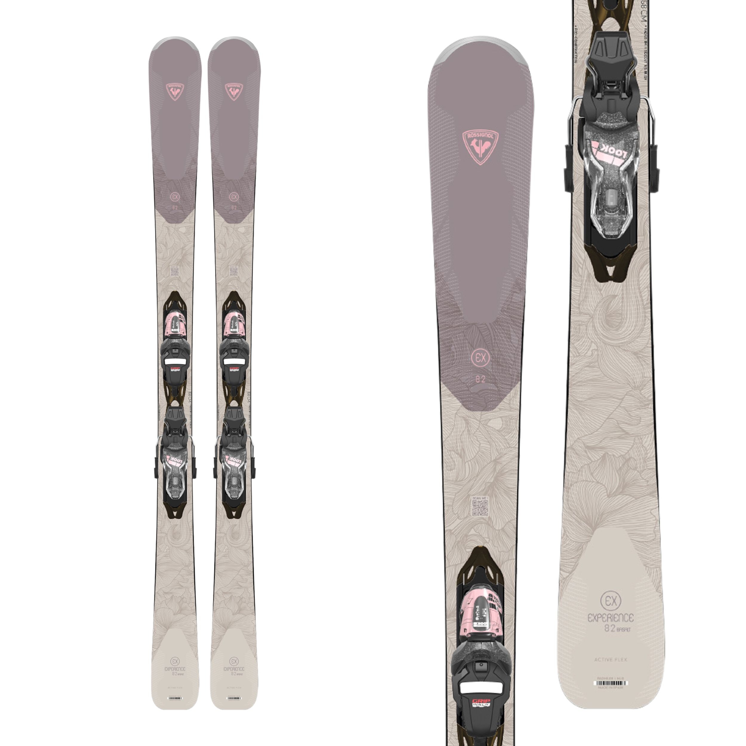 Rossignol Experience 82 Basalt Women's Skis 2022 & Look Xpress W 11 GW Bindings