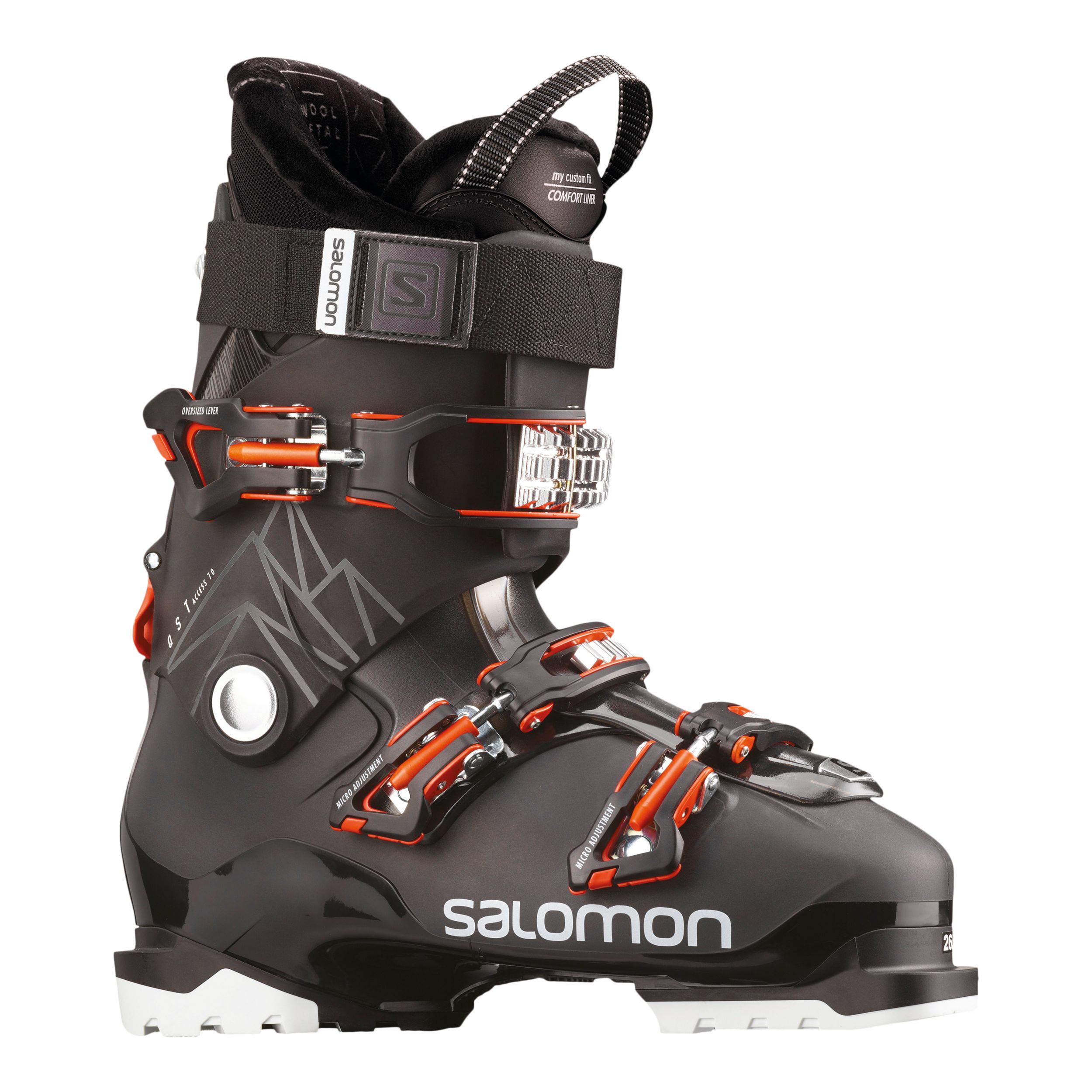 Salomon QST Access 70 Men's Ski Boots 2019/20 - Black/Orange