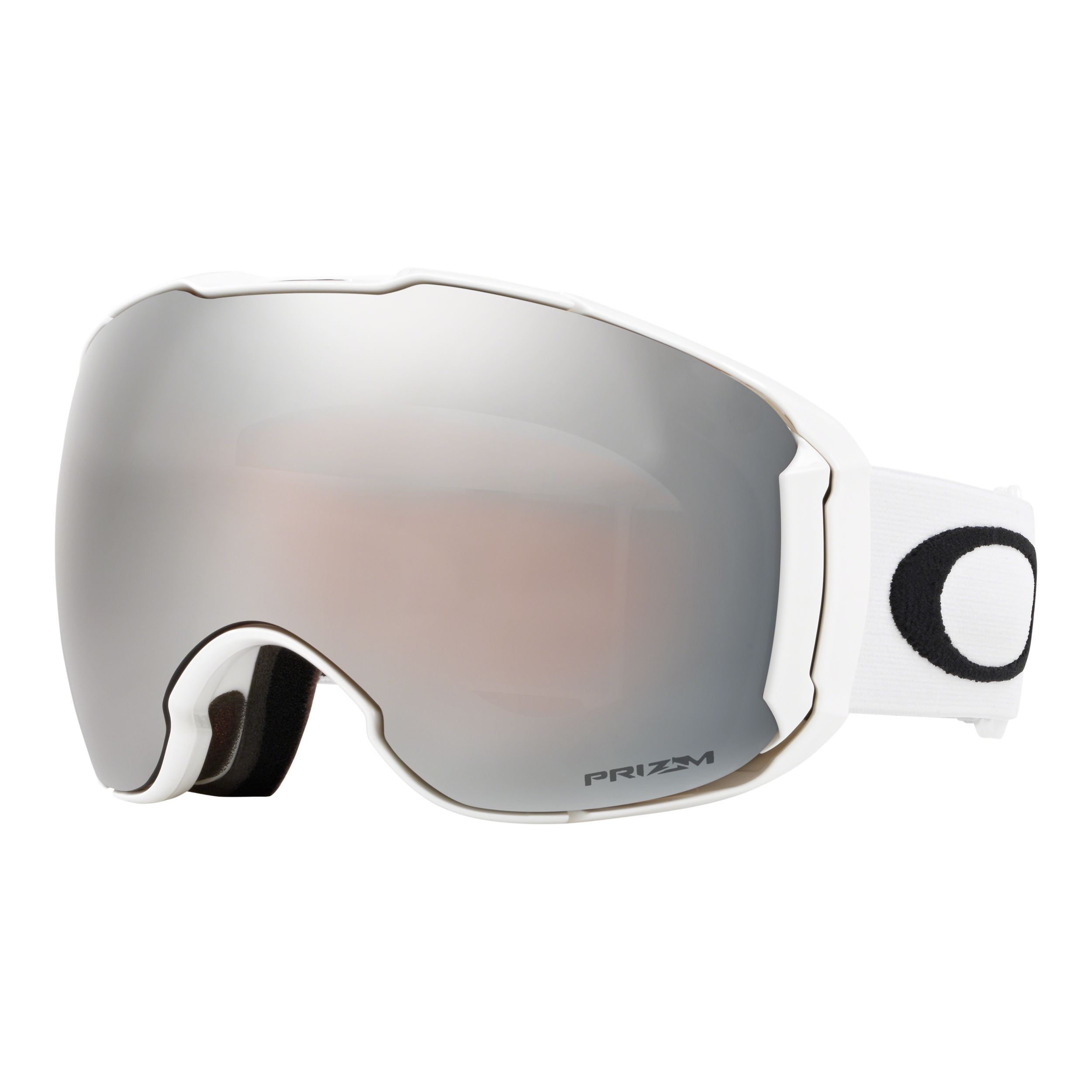Oakley Airbrake XL Ski & Snowboard Goggles 2019/20 - White with Prizm Black Iridium Lens Front_Three_Fourths_Angled_Left
