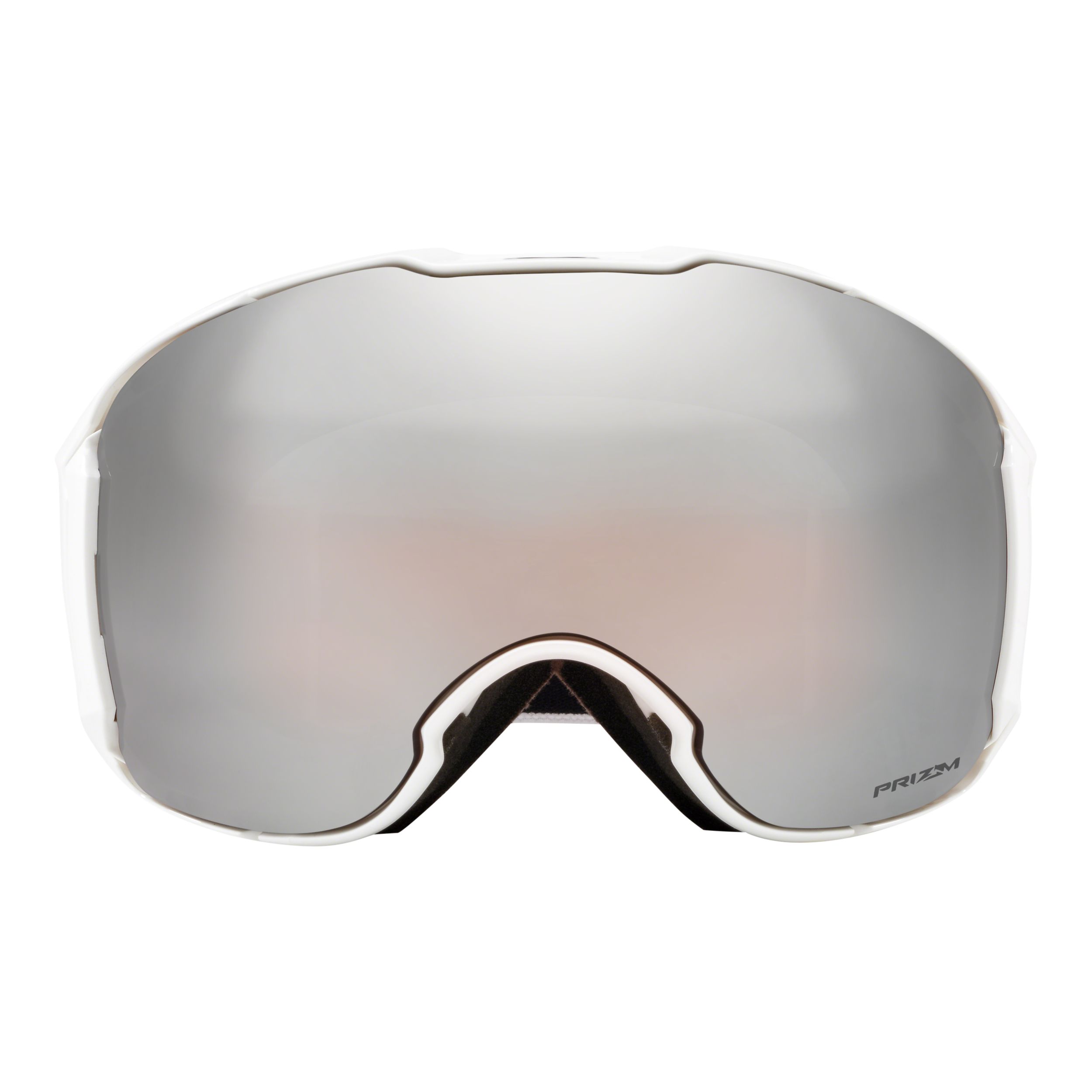 Oakley Airbrake XL Ski & Snowboard Goggles 2019/20 - White with Prizm Black Iridium Lens Front_Flat