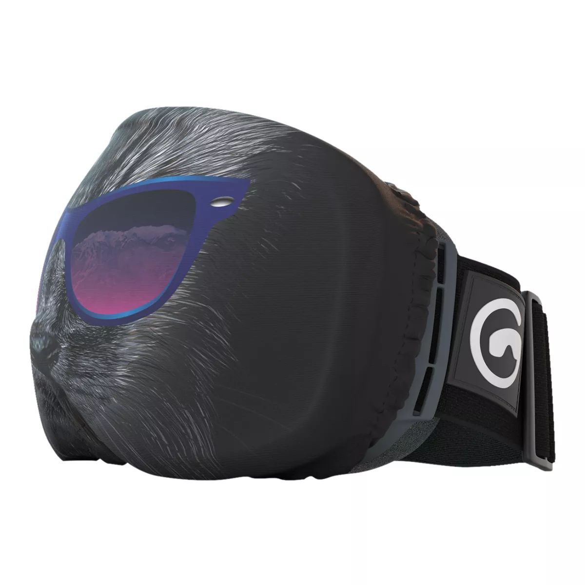 gogglesoc Microfiber Goggle Cover Front_Angled_Left