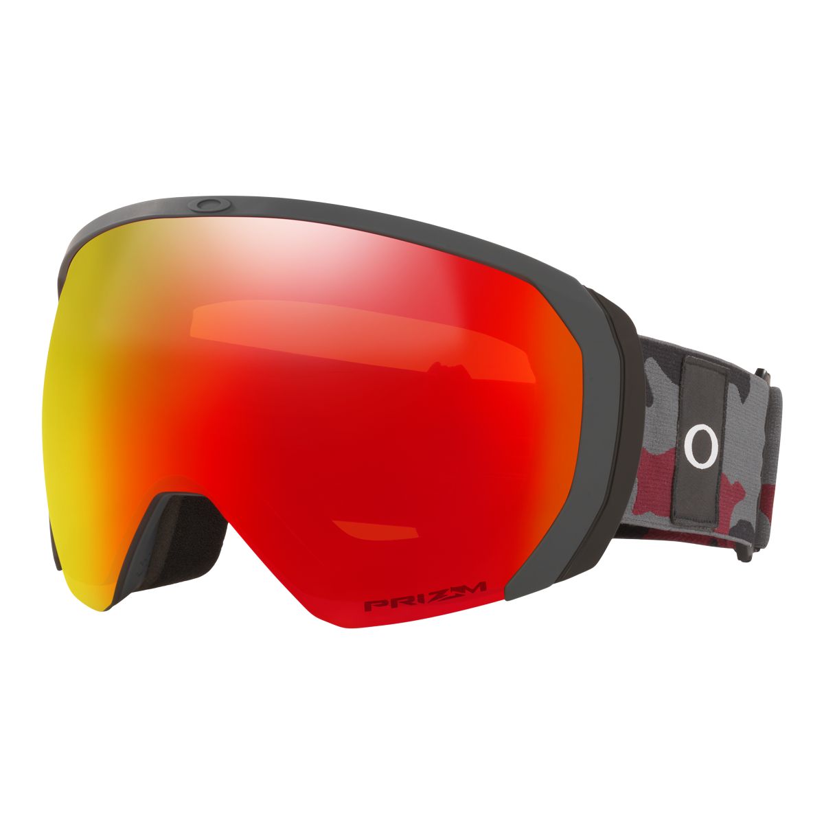 Oakley Flight Path L Ski & Snowboard Goggles 2021/22 - Grey Camo with Prizm Snow Torch Iridium Lens Front_Angled_Left