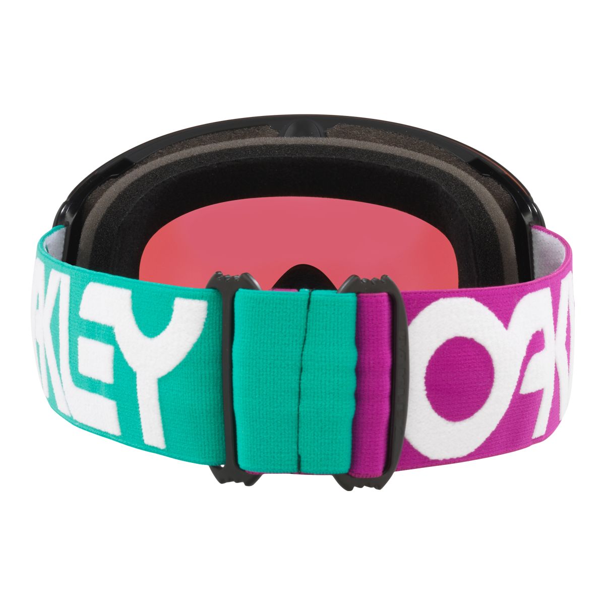Oakley Flight Deck™ L Ski & Snowboard Goggles 2021/22 - Berry Seafoam with Prizm Snow Jade Iridium Lens Back_Flat