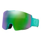 Oakley Fall Line M Ski & Snowboard Goggles 2021/22 - Celeste with Prizm Jade Iridium Lens Front_Three_Fourths_Angled_Left