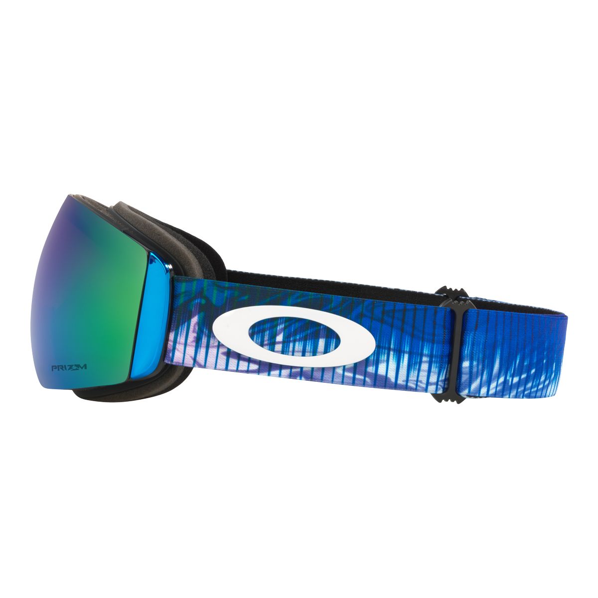 Oakley Flight Deck™ M Women's Ski & Snowboard Goggles 2021/22 - Abstract Blue with Prizm Jade Iridium Lens Side_Left