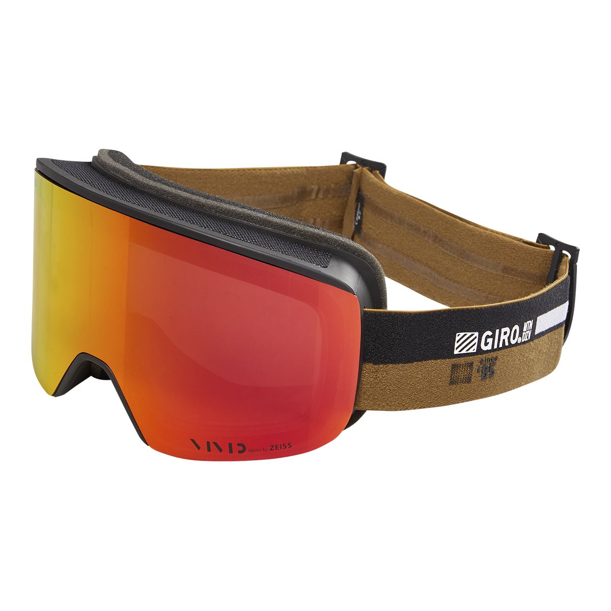 Giro Axis Ski & Snowboard Goggles 2021/22 Black with Vivid Ember