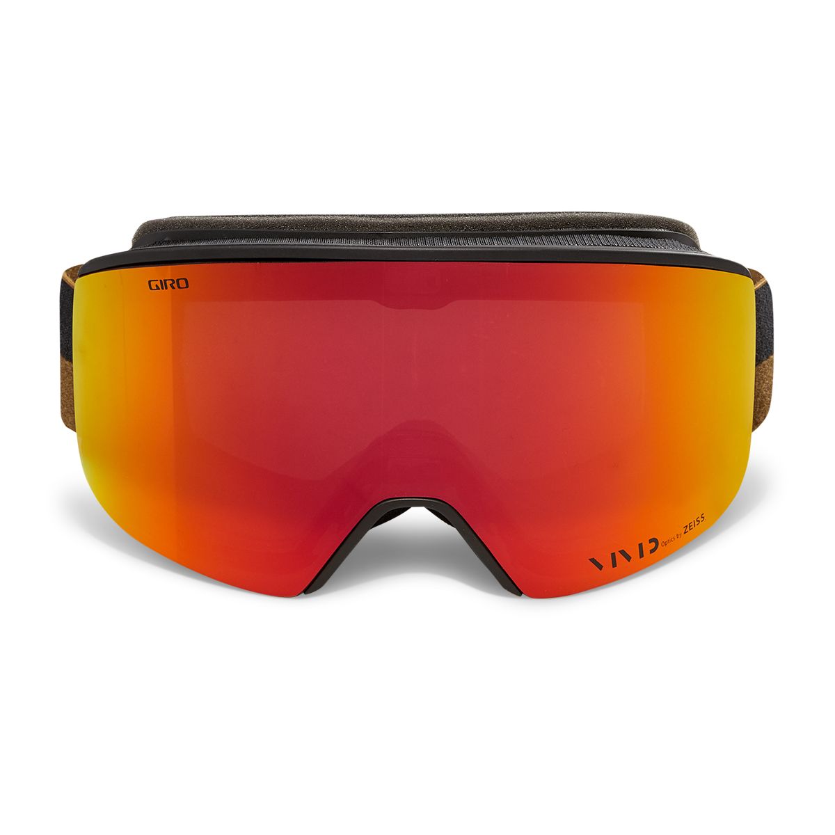 Giro Axis Ski & Snowboard Goggles 2021/22 Black with Vivid Ember Lens +  Bonus Lens
