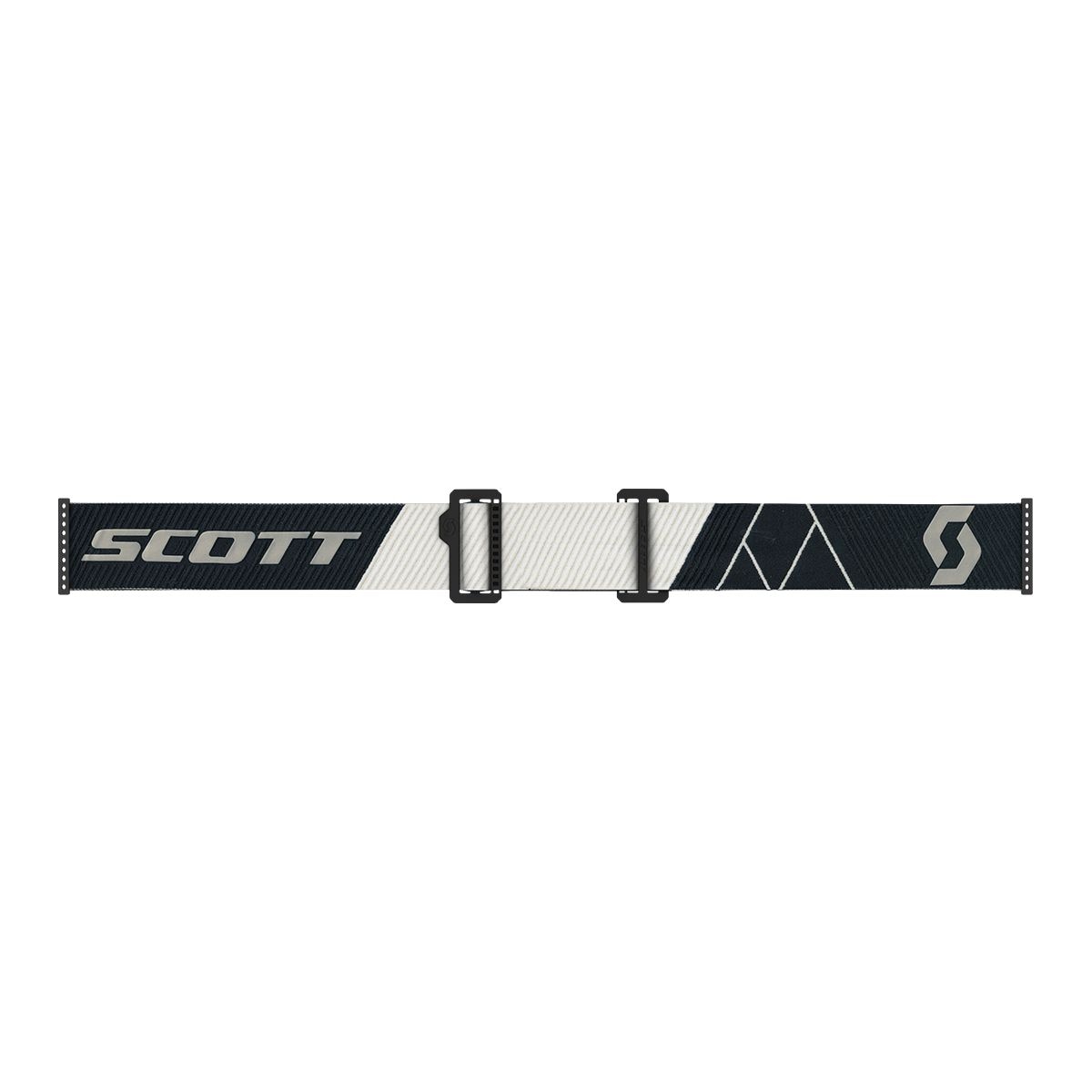 SCOTT Shield Ski & Snowboard Goggles 2021/22 Black with Enhancer Teal Chrome Lens Back_Flat