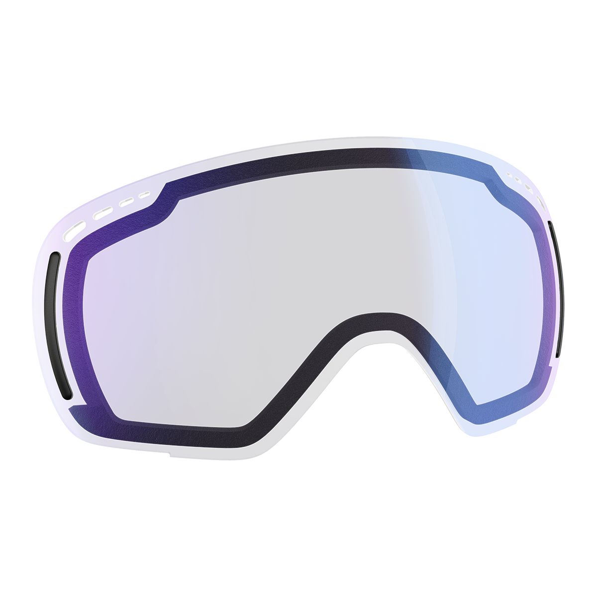 Scott LCG Compact Ski & Snowboard Goggles 2021/22 Team Red with Enhancer Aqua Chrome Lens + Bonus Lens