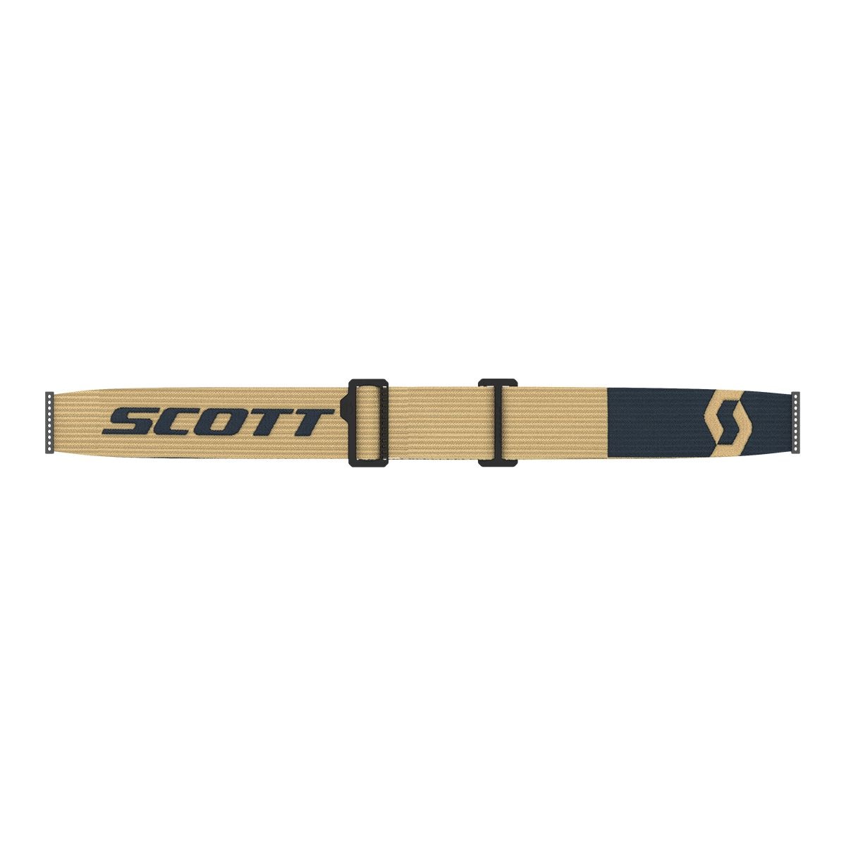 SCOTT LCG EVO Ski & Snowboard Goggles 2021/22 Team Beige with Teal Chrome Lens + Bonus Lens Back_Flat
