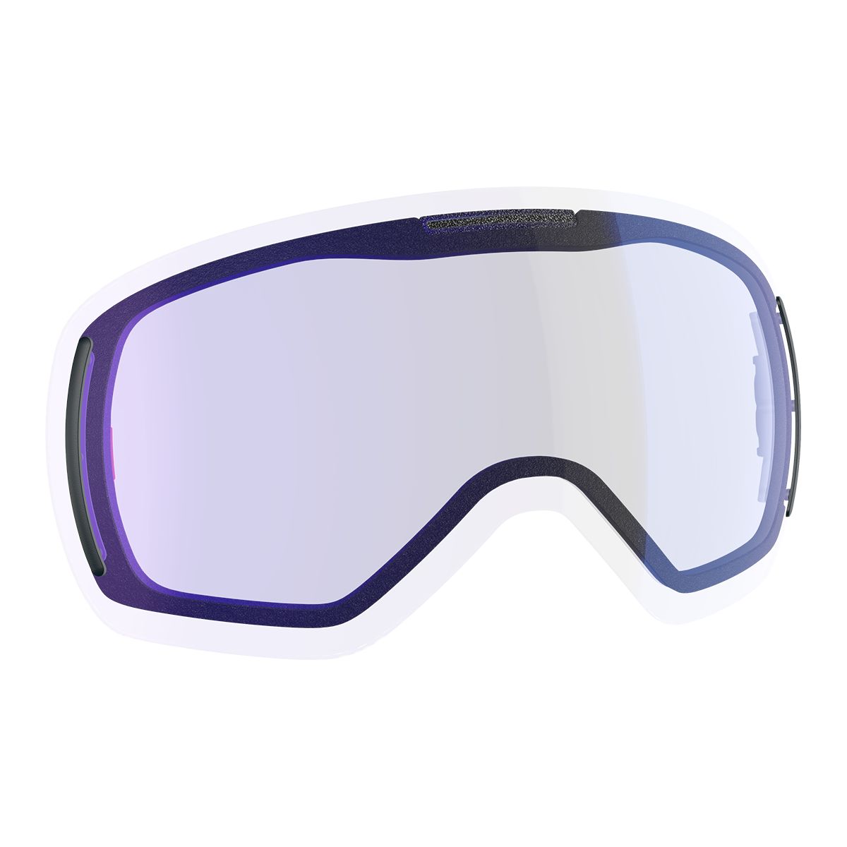 SCOTT LCG EVO Ski & Snowboard Goggles 2021/22 Team Beige with Teal Chrome Lens + Bonus Lens Front_Three_Fourths_Angled_Right