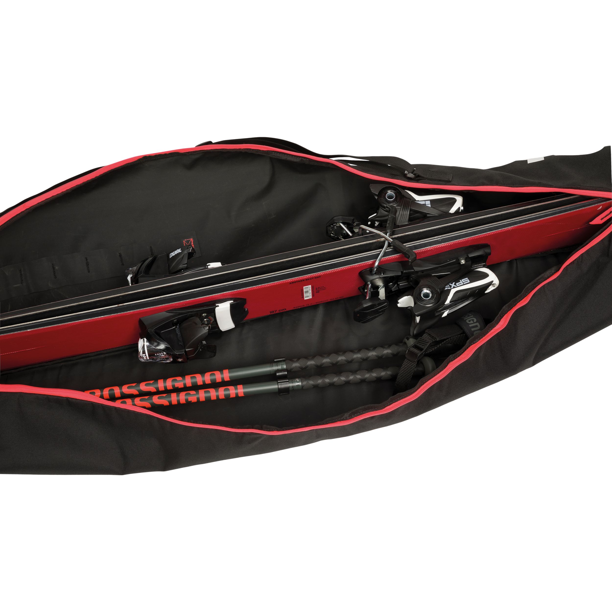 Rossignol Tactic Ski Bag - Black/Red CloseUp