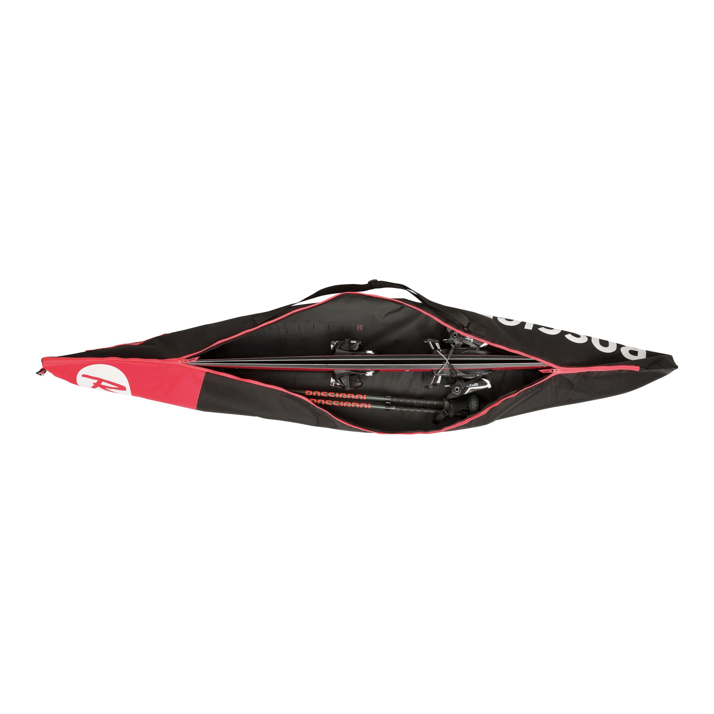 Rossignol Tactic Ski Bag - Black/Red Overhead_Flat