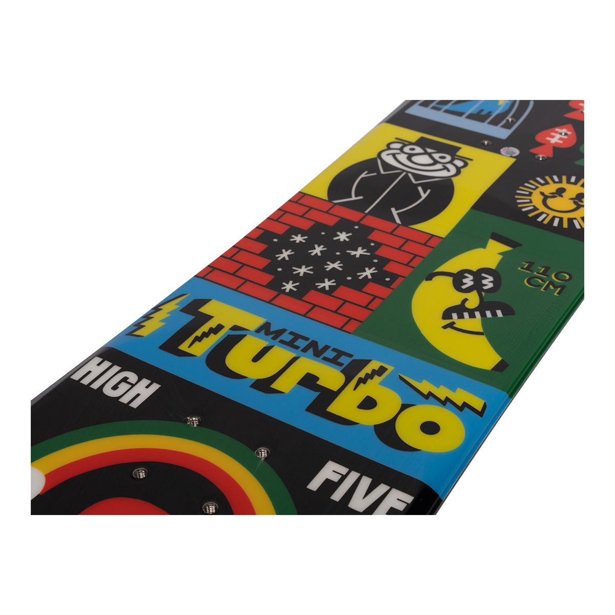 K2 Kids' Mini Turbo 2022 Beginner Snowboard, All Mountain, Directional Twin