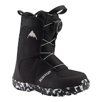 Burton Grom Boa Junior Snowboard Boots 2019/20 - Black Front_Angled_Right