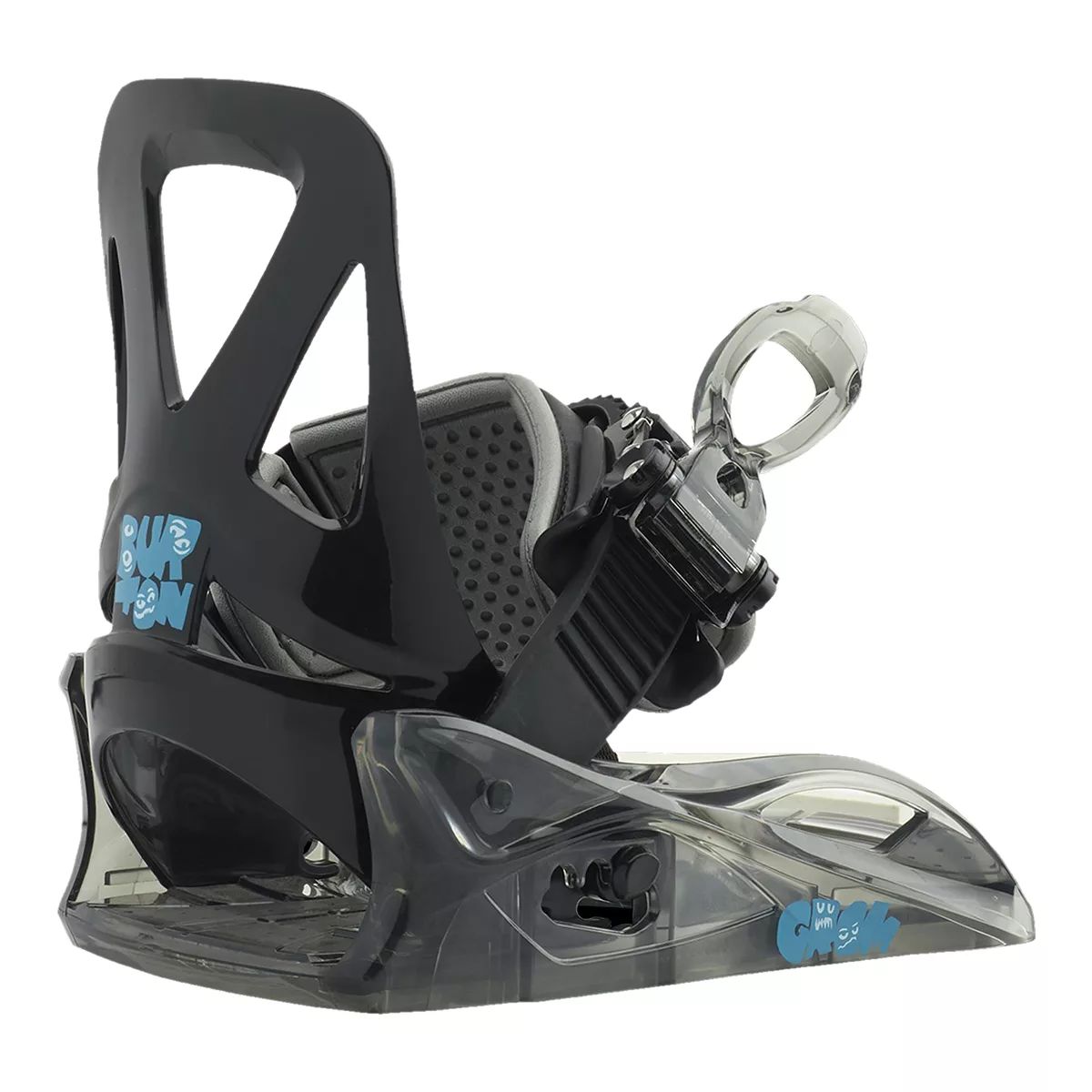 Burton Grom Junior Snowboard Bindings 2019/20 - Black Back_Angled_Right