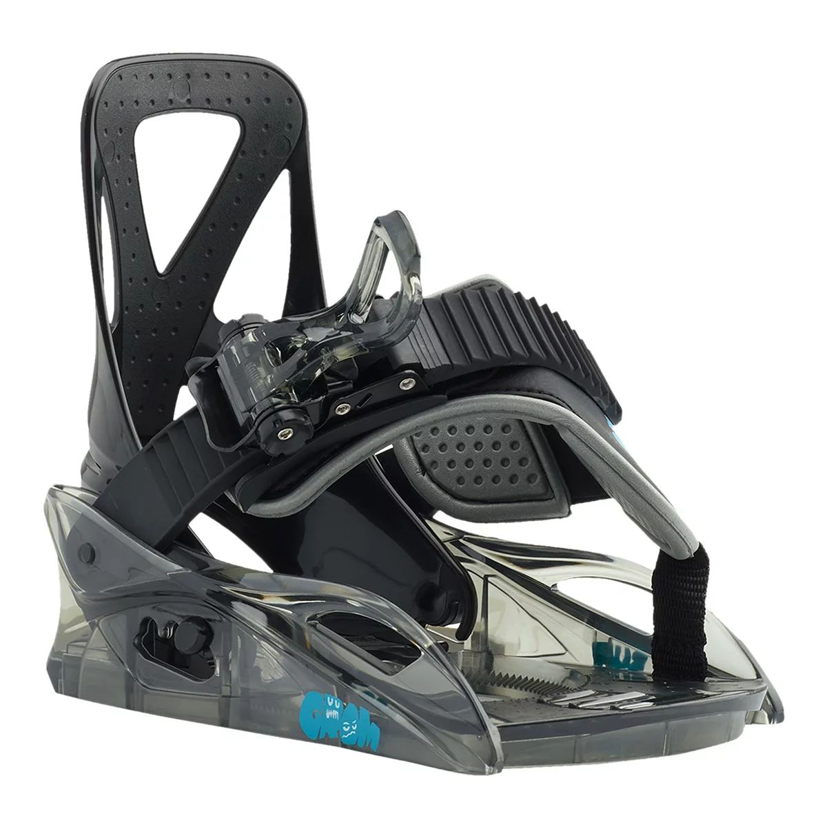 Burton Grom Junior Snowboard Bindings 2019/20 - Black Front_Three_Fourths_Angled_Right