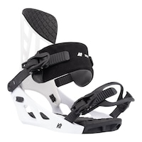 K2 Indy Men's Snowboard Bindings 2021/22 Front_Three_Fourths_Angled_Right