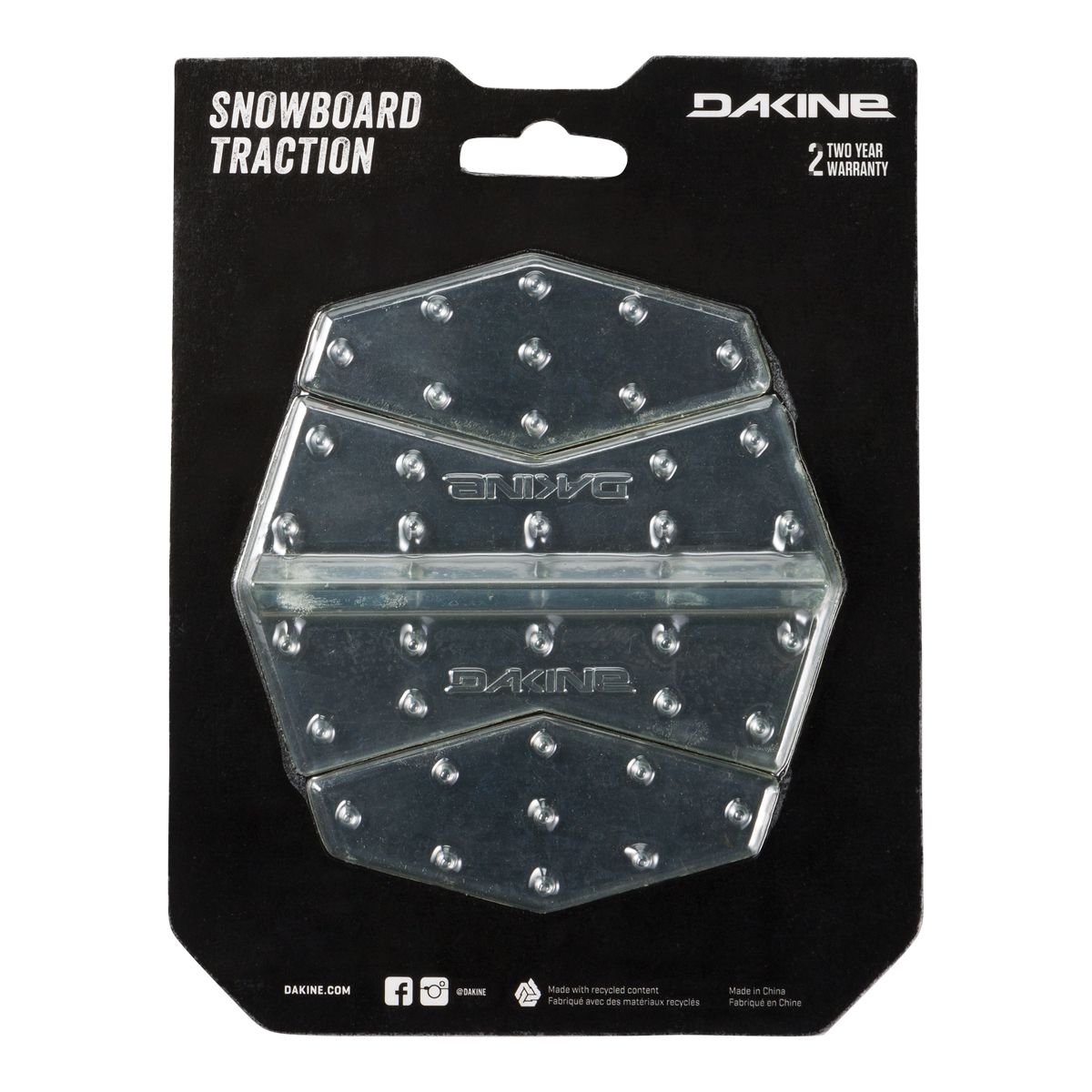 Dakine Modular Mat Snowboard Stomp Pad - Clear Front_Flat