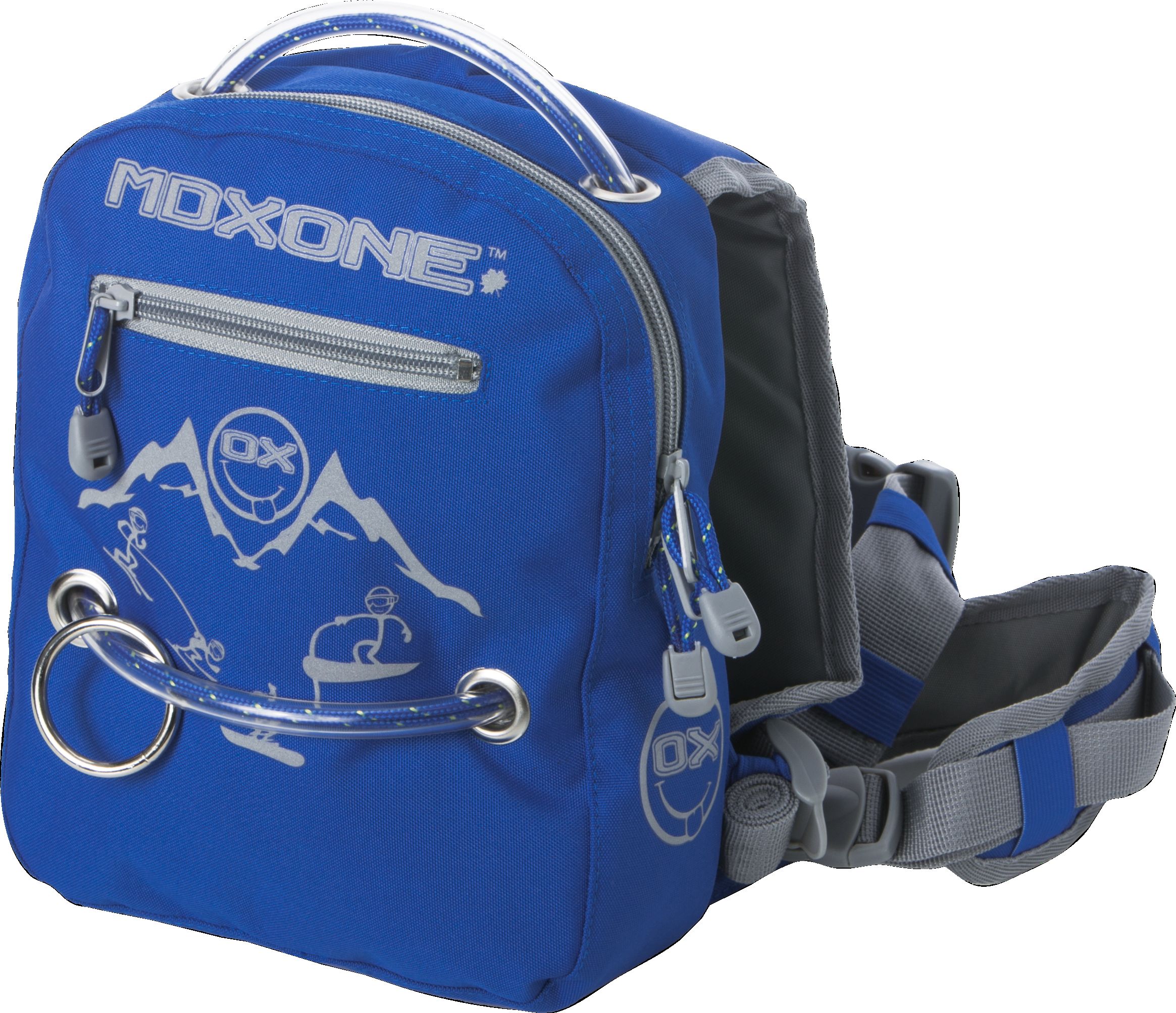 MDXONE OX Backpack and Leash Front_Three_Fourths_Angled_Left