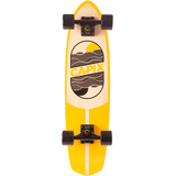 Capix Delta Cruiser Skateboard - Yellow Bottom_Flat