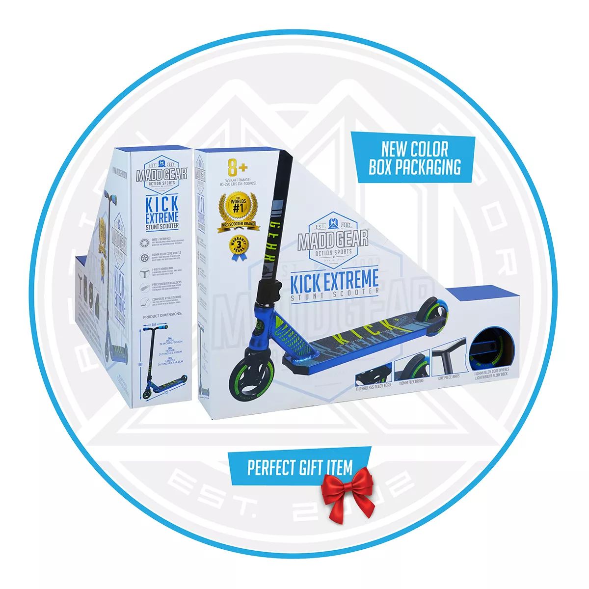 Madd Gear Pro Kick Extreme Lightweight Stunt Scooter Composite_or_Mixed