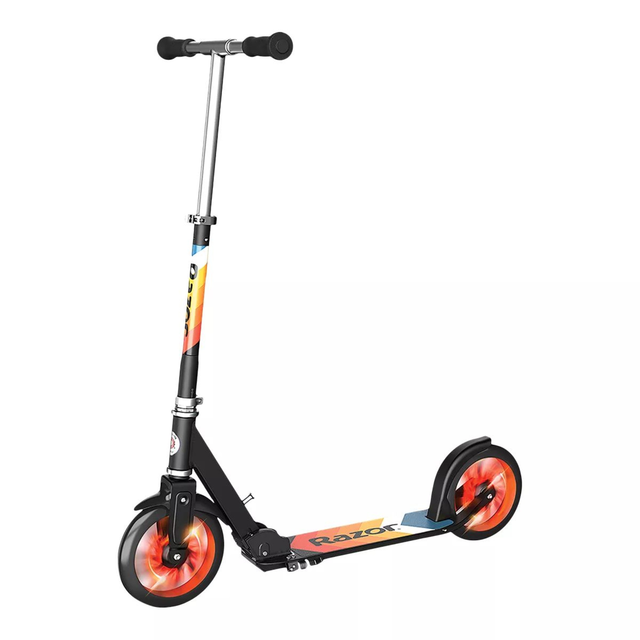 Razor A5 Lux Light-Up Kick Scooter Front_Angled_Left