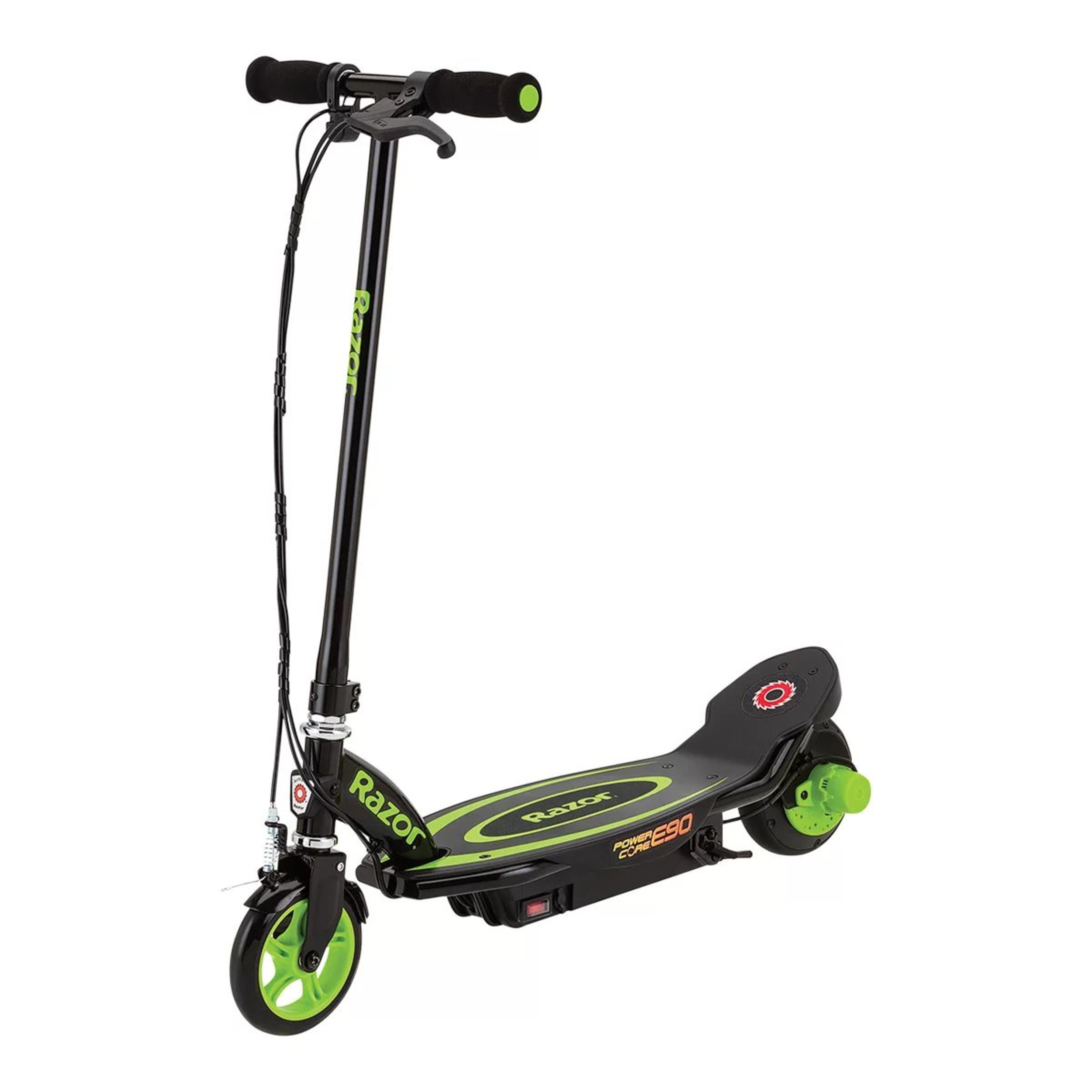 Razor Power Core E90 Electric Scooter Front_Three_Fourths_Angled_Left