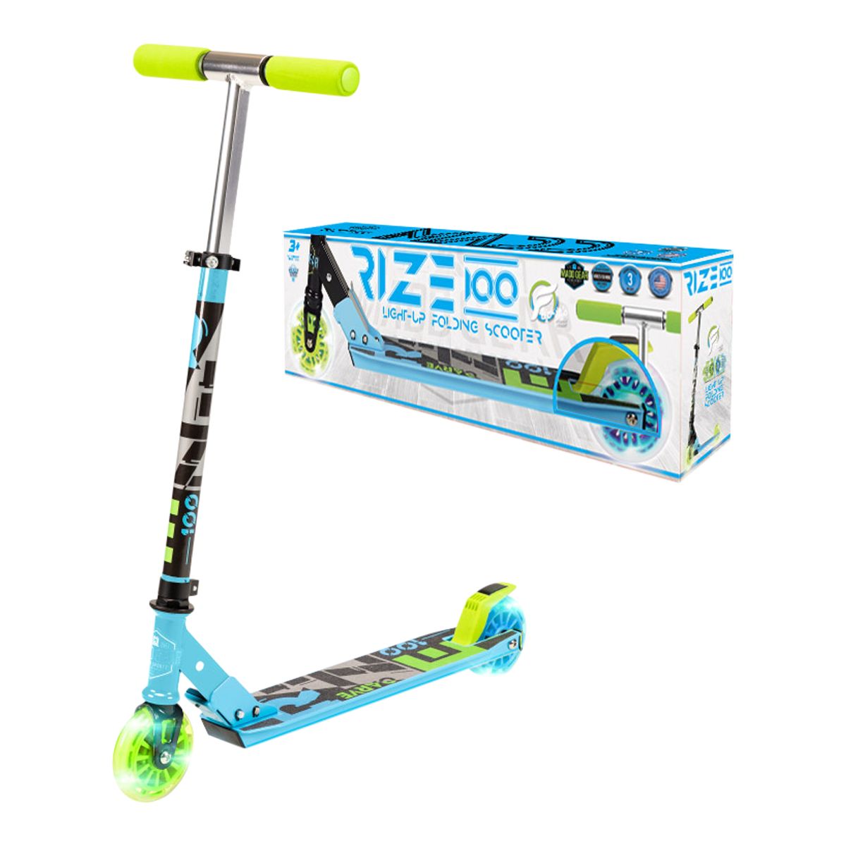Madd Gear Carve Rize 100 Kick Scooter Front_Angled_Left