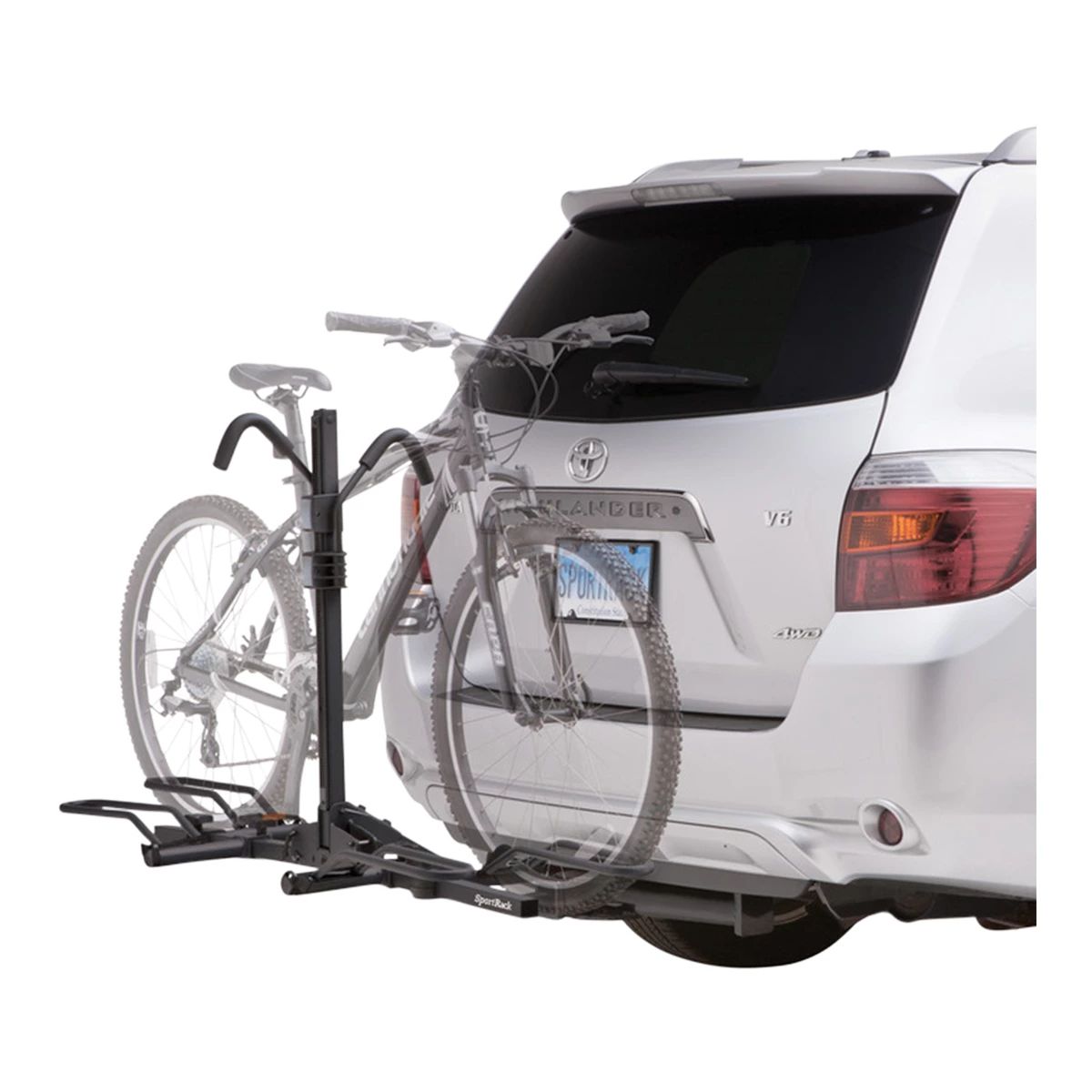 Sportrack Crest 2 Locking Hitch Rack Front_Angled_Left