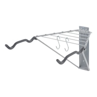 Delta 2 Bike Wall Mount with Shelf Front_Angled_Left