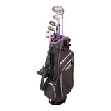 PowerBilt TPX Junior Tour Girl's Golf Club Set for Ages 9-12 Front_Three_Fourths_Angled_Left