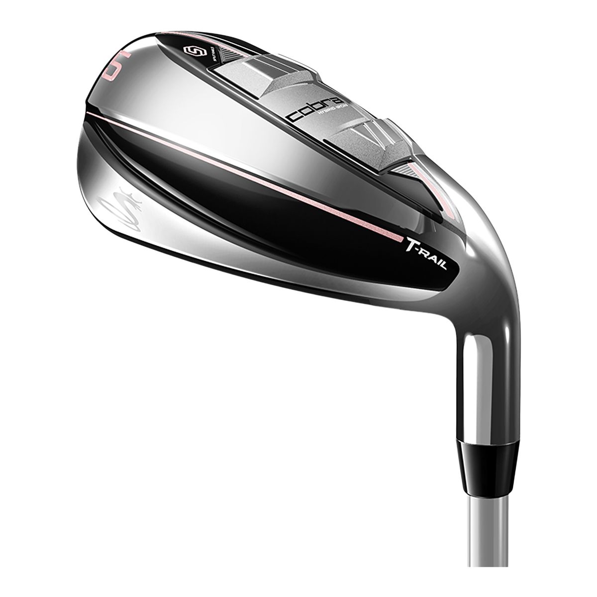 Cobra Women's T-Rail Combo Hybrid Graphite Irons [56H,7-P,S] CloseUp