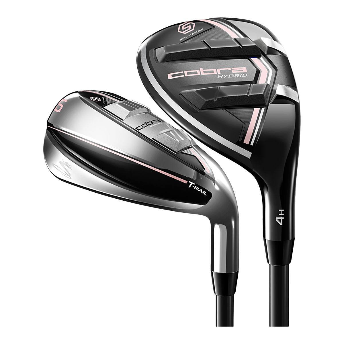 Cobra Women's T-Rail Combo Hybrid Graphite Irons [56H,7-P,S] CloseUp