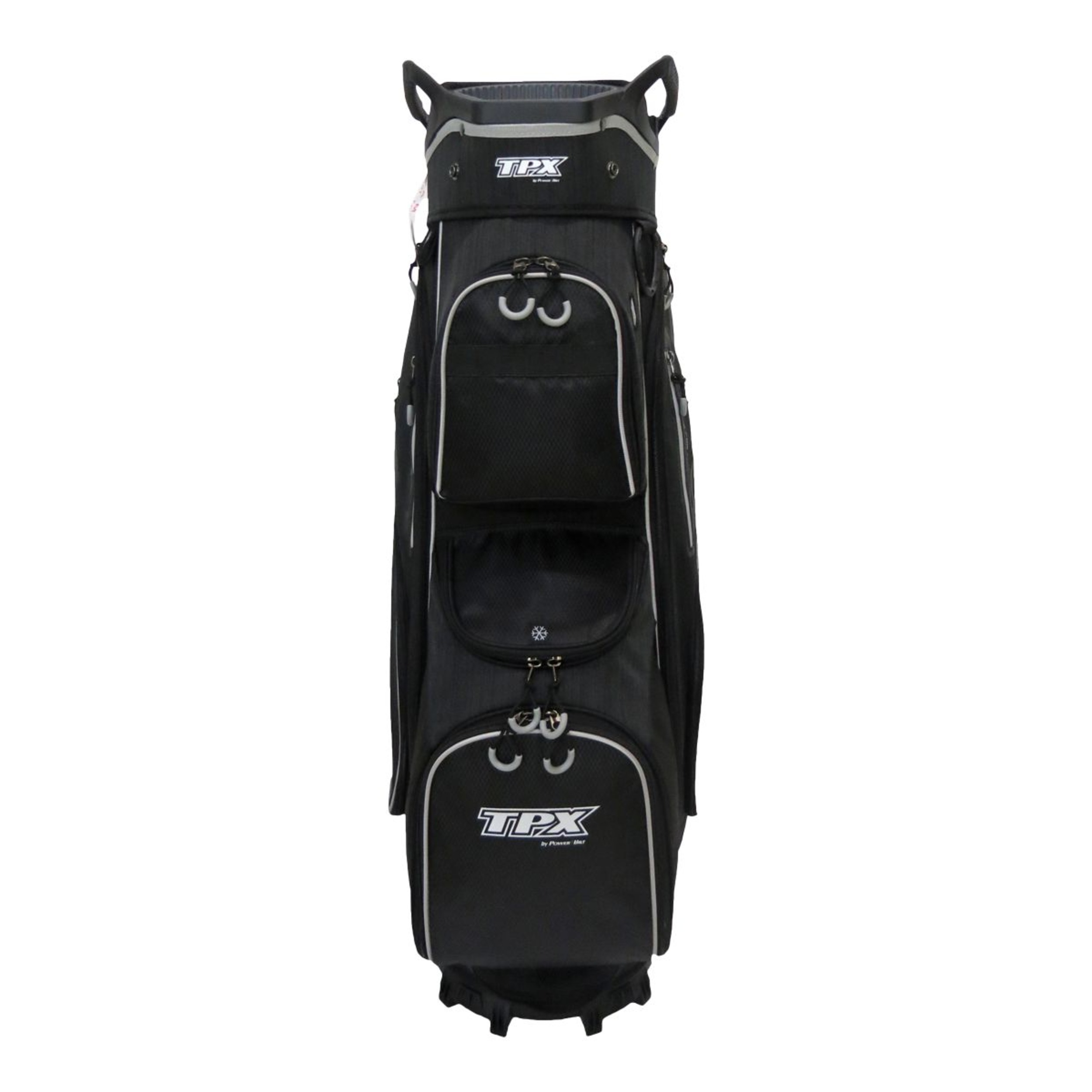 Powerbilt TPX Deluxe Golf Cart Bag Front_Flat