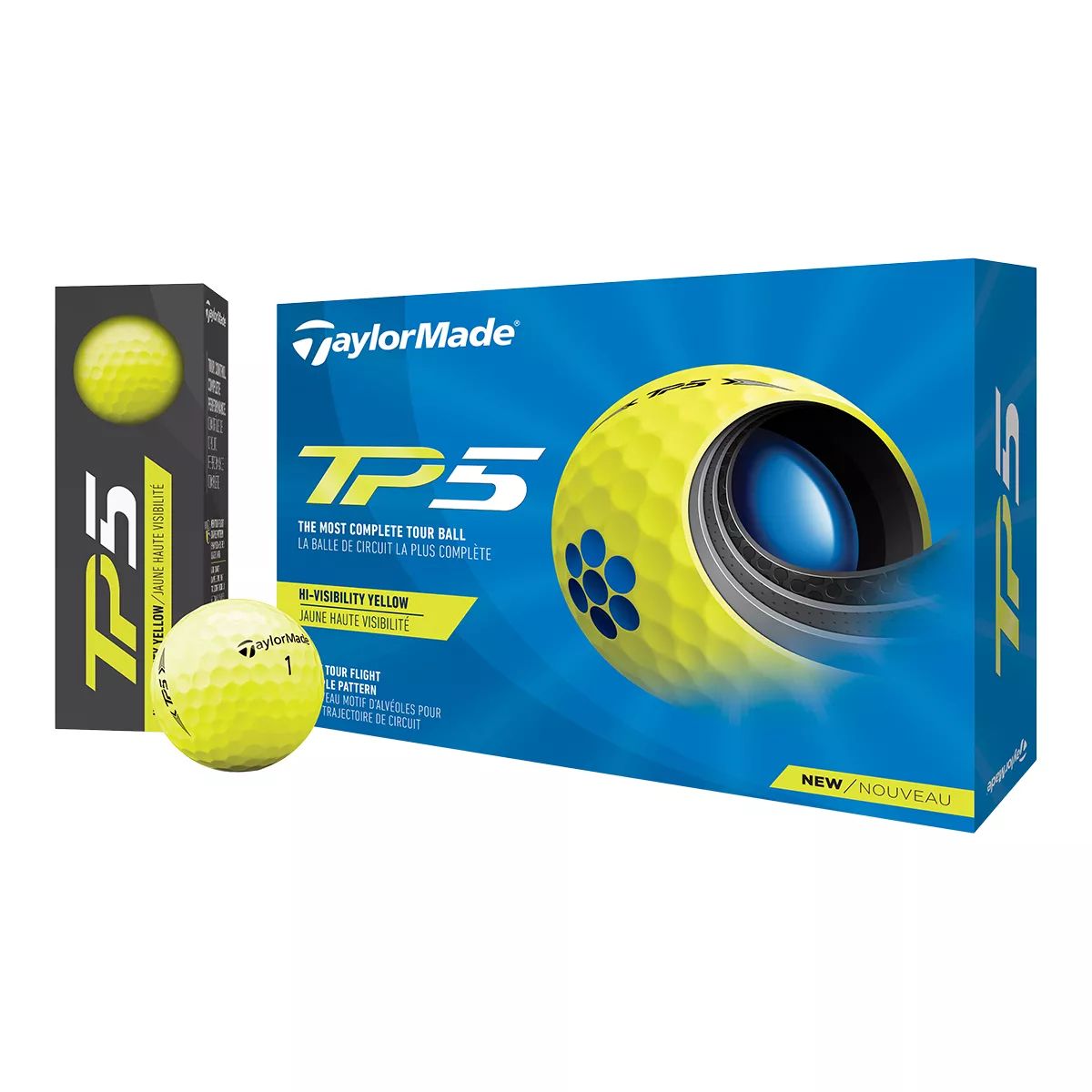 Taylormade TP5 2.0 Prior Gen Golf Balls, 12 Pack